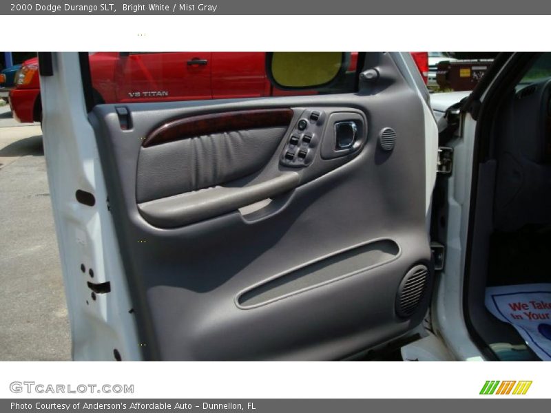 Bright White / Mist Gray 2000 Dodge Durango SLT