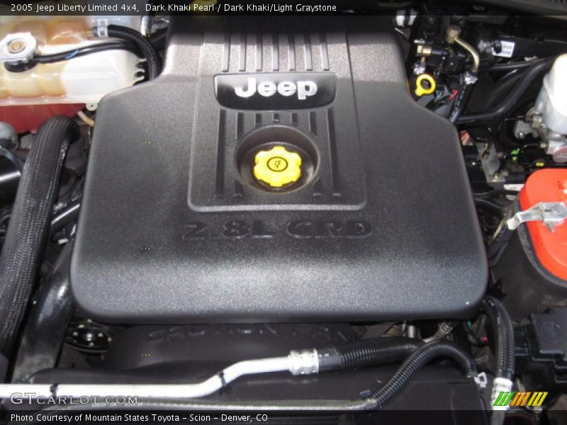 Dark Khaki Pearl / Dark Khaki/Light Graystone 2005 Jeep Liberty Limited 4x4