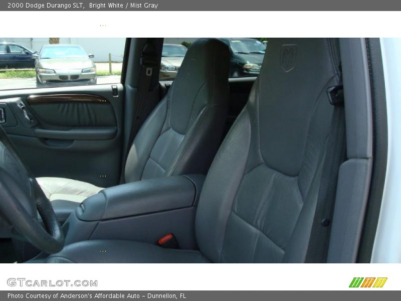 Bright White / Mist Gray 2000 Dodge Durango SLT