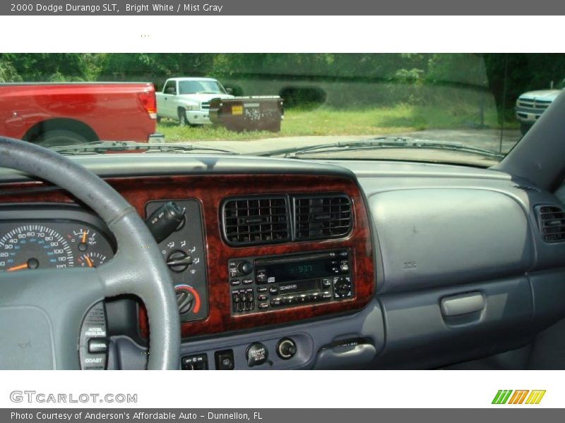 Bright White / Mist Gray 2000 Dodge Durango SLT