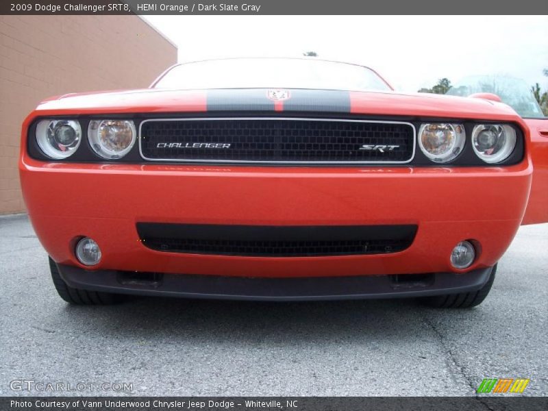 HEMI Orange / Dark Slate Gray 2009 Dodge Challenger SRT8