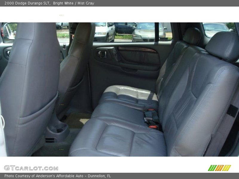 Bright White / Mist Gray 2000 Dodge Durango SLT