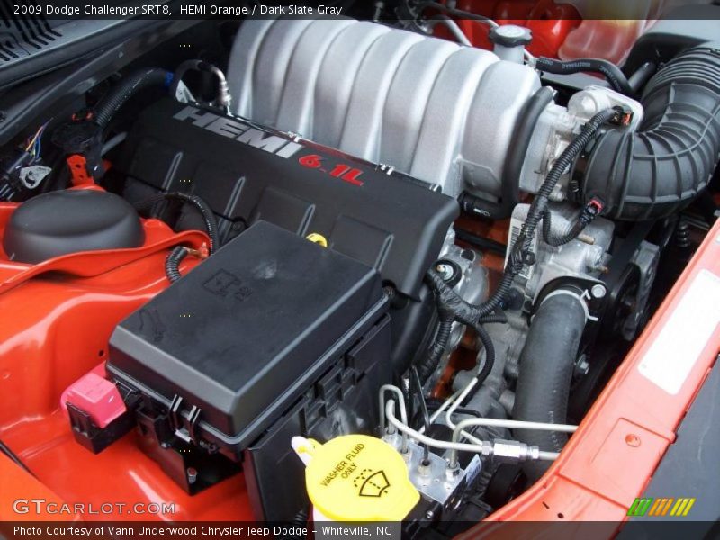 HEMI Orange / Dark Slate Gray 2009 Dodge Challenger SRT8