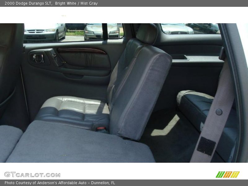 Bright White / Mist Gray 2000 Dodge Durango SLT