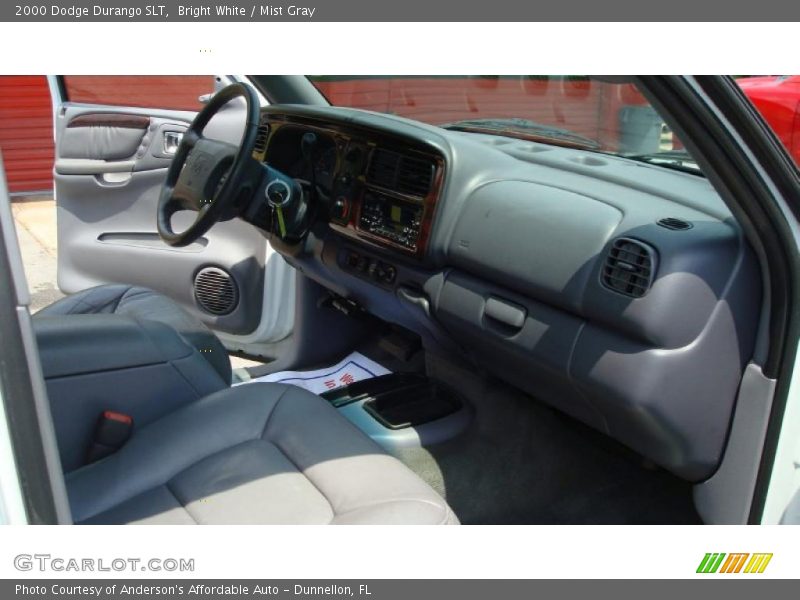 Bright White / Mist Gray 2000 Dodge Durango SLT