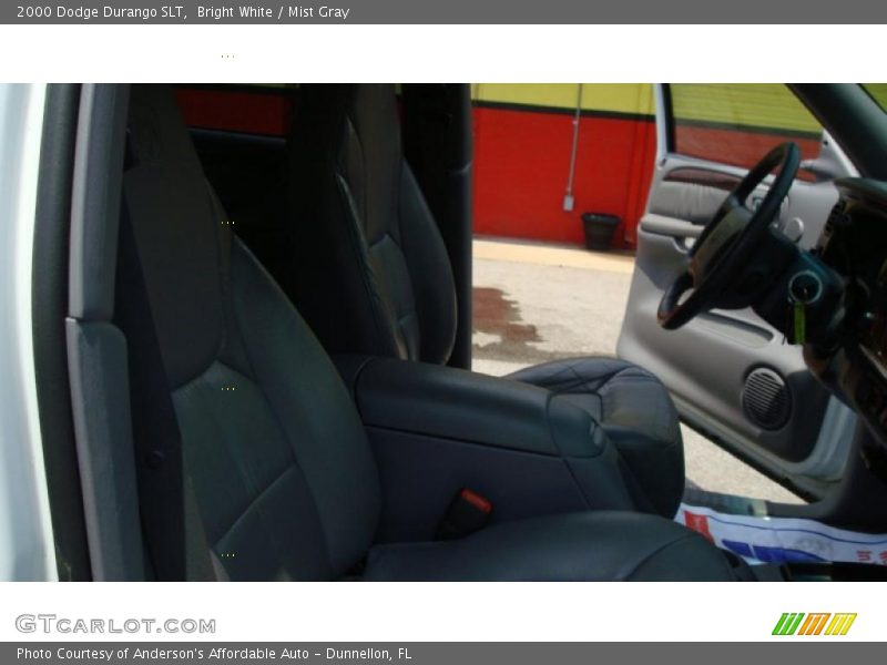 Bright White / Mist Gray 2000 Dodge Durango SLT