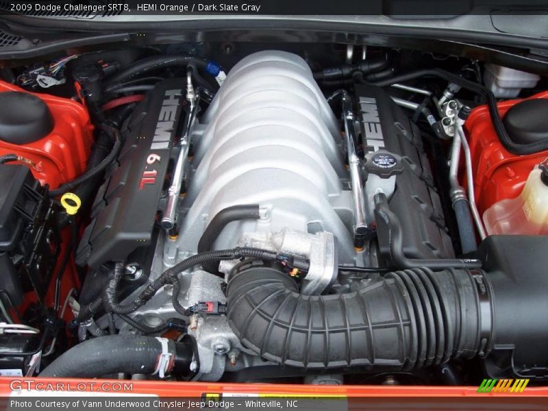 HEMI Orange / Dark Slate Gray 2009 Dodge Challenger SRT8