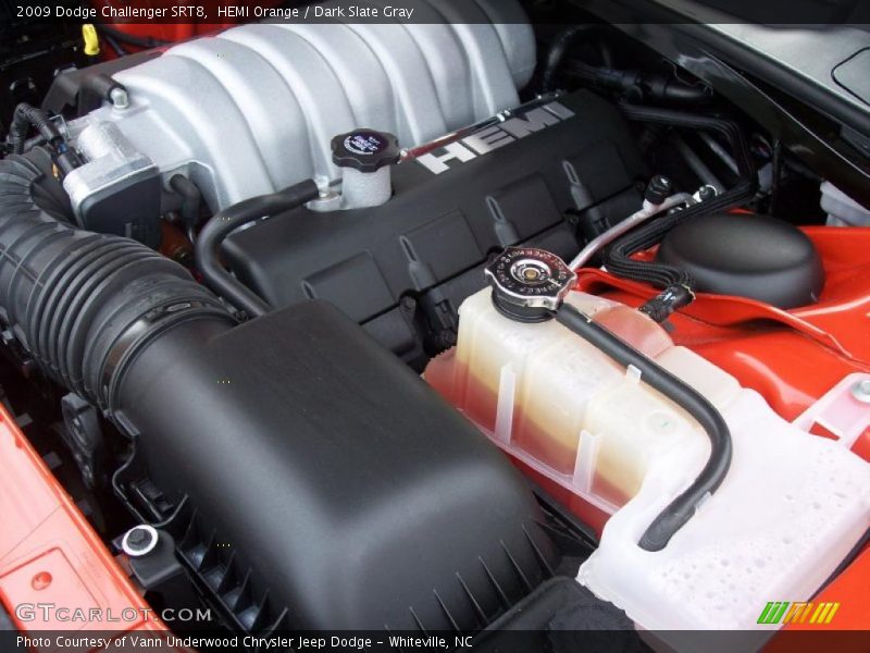 HEMI Orange / Dark Slate Gray 2009 Dodge Challenger SRT8
