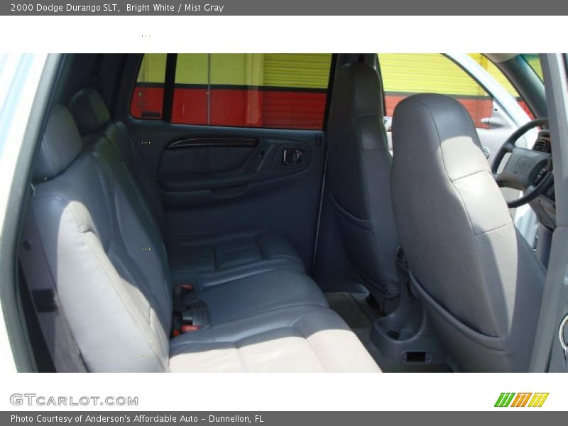 Bright White / Mist Gray 2000 Dodge Durango SLT