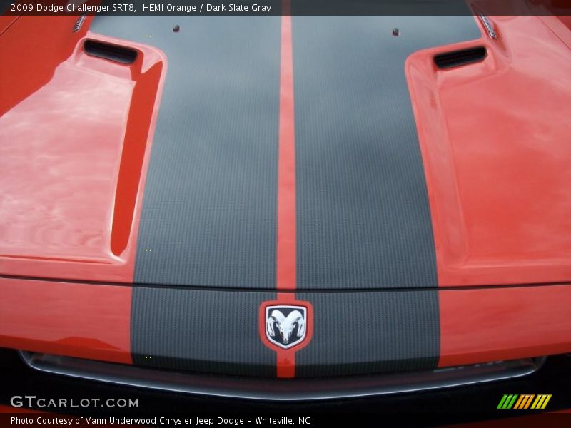 HEMI Orange / Dark Slate Gray 2009 Dodge Challenger SRT8