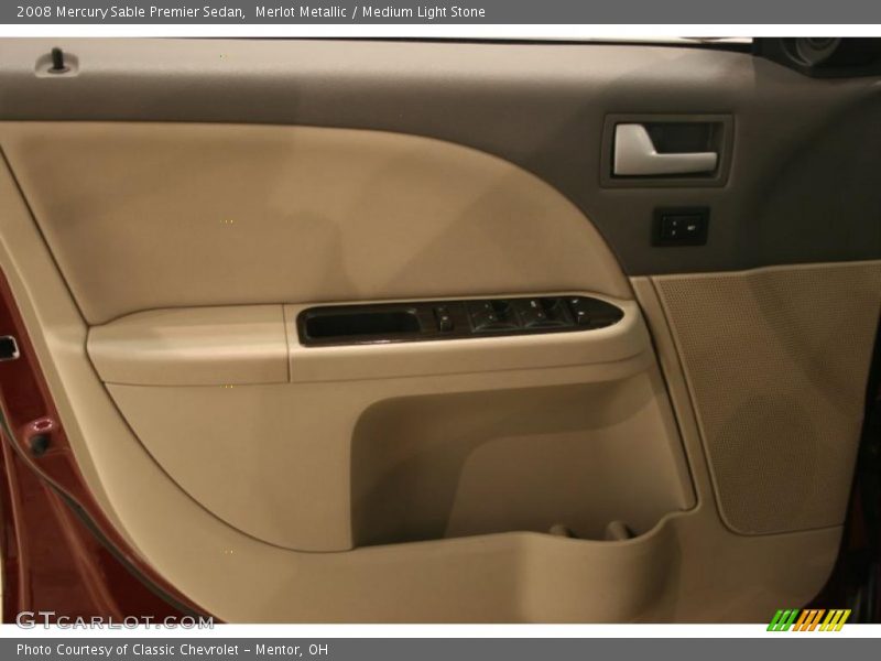 Merlot Metallic / Medium Light Stone 2008 Mercury Sable Premier Sedan