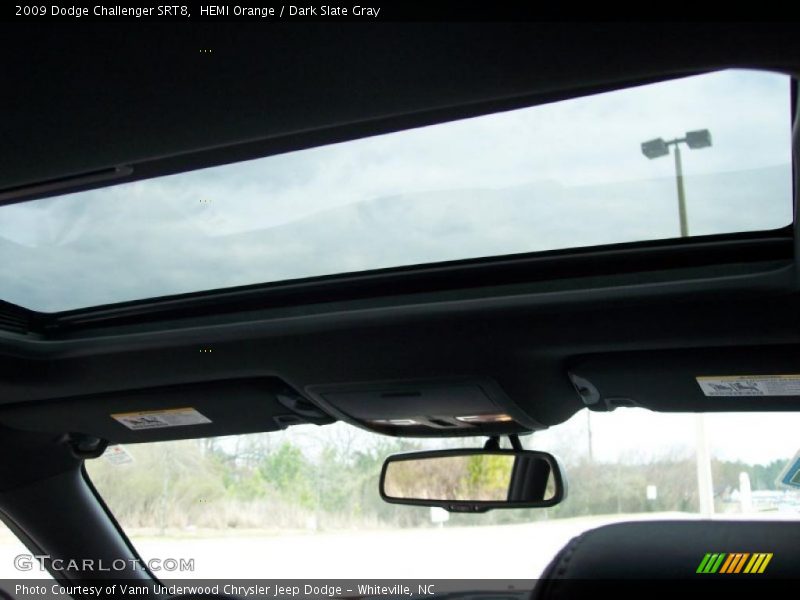 HEMI Orange / Dark Slate Gray 2009 Dodge Challenger SRT8