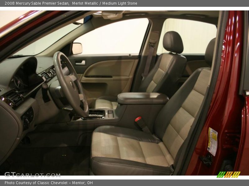 Merlot Metallic / Medium Light Stone 2008 Mercury Sable Premier Sedan