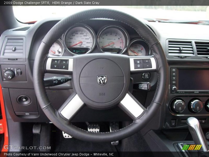 HEMI Orange / Dark Slate Gray 2009 Dodge Challenger SRT8
