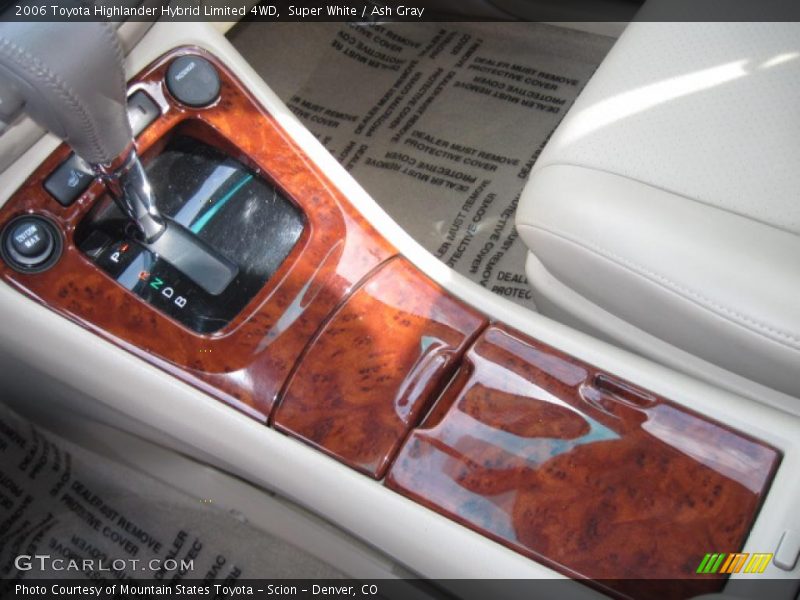 Super White / Ash Gray 2006 Toyota Highlander Hybrid Limited 4WD