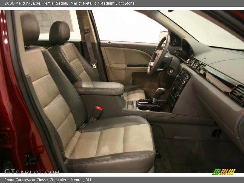 Merlot Metallic / Medium Light Stone 2008 Mercury Sable Premier Sedan
