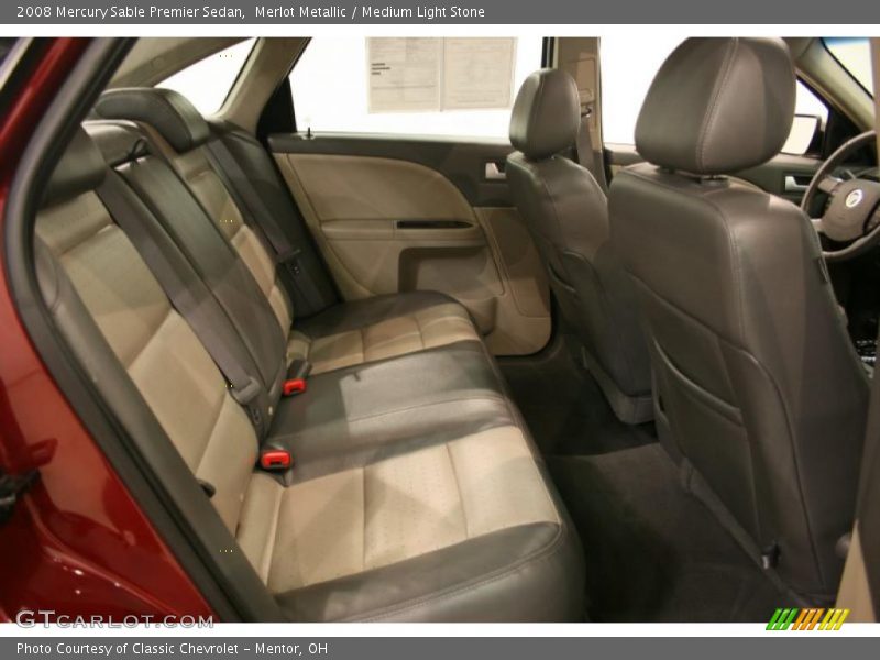 Merlot Metallic / Medium Light Stone 2008 Mercury Sable Premier Sedan