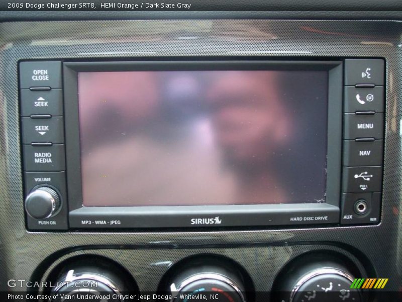 HEMI Orange / Dark Slate Gray 2009 Dodge Challenger SRT8
