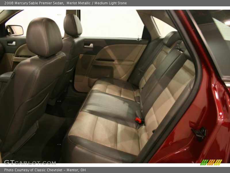 Merlot Metallic / Medium Light Stone 2008 Mercury Sable Premier Sedan