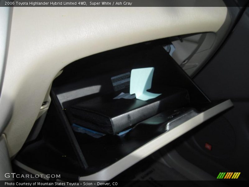 Super White / Ash Gray 2006 Toyota Highlander Hybrid Limited 4WD