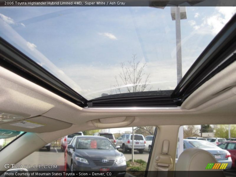 Super White / Ash Gray 2006 Toyota Highlander Hybrid Limited 4WD