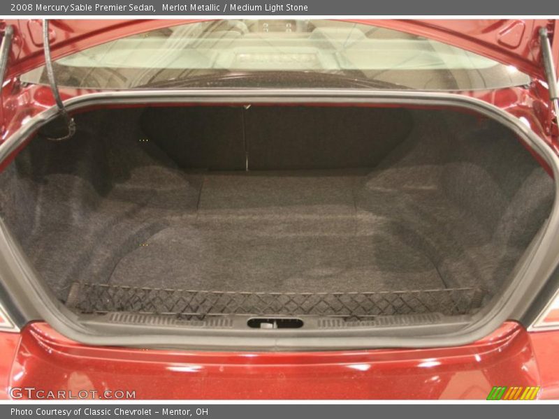 Merlot Metallic / Medium Light Stone 2008 Mercury Sable Premier Sedan
