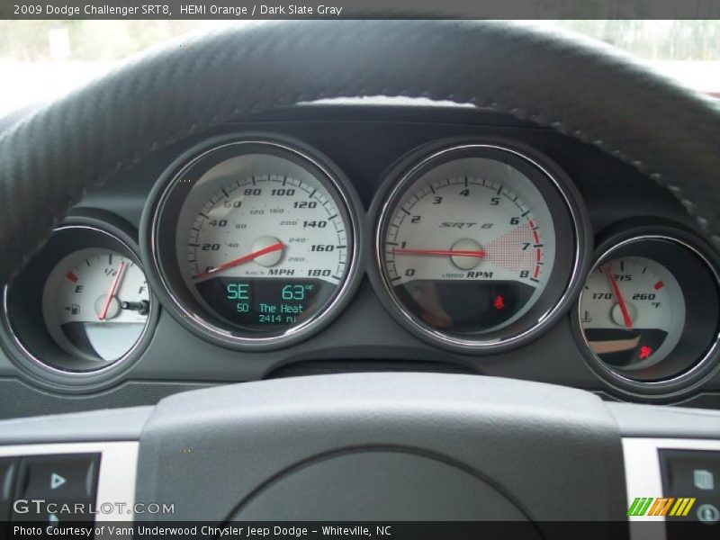 HEMI Orange / Dark Slate Gray 2009 Dodge Challenger SRT8