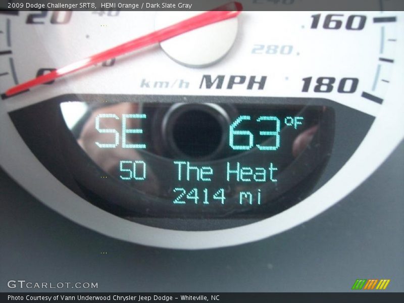 HEMI Orange / Dark Slate Gray 2009 Dodge Challenger SRT8