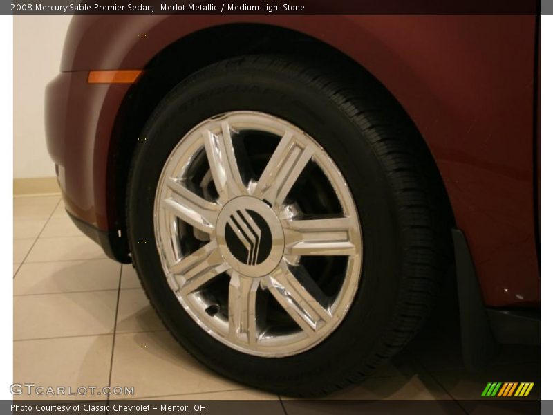 Merlot Metallic / Medium Light Stone 2008 Mercury Sable Premier Sedan