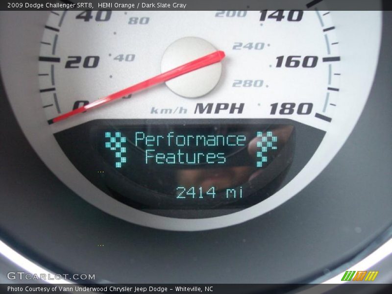 HEMI Orange / Dark Slate Gray 2009 Dodge Challenger SRT8