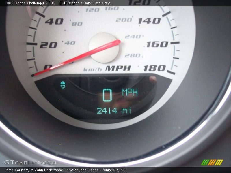HEMI Orange / Dark Slate Gray 2009 Dodge Challenger SRT8