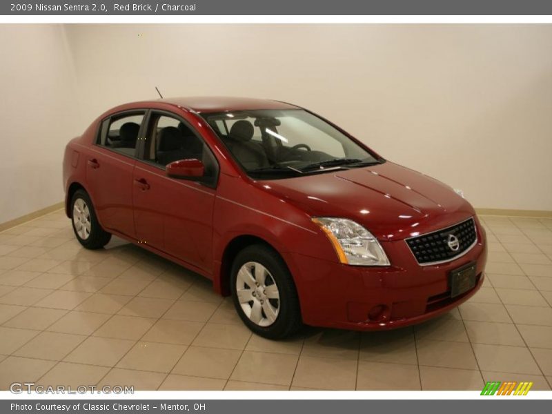Red Brick / Charcoal 2009 Nissan Sentra 2.0
