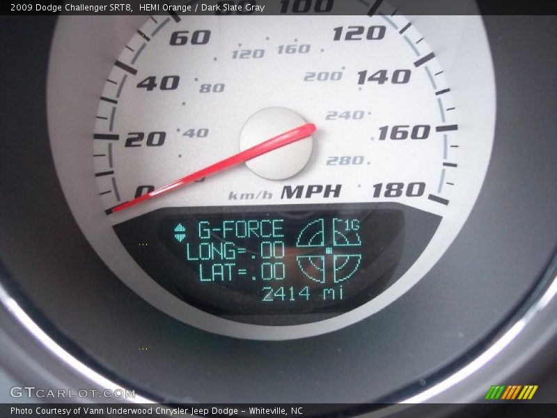 HEMI Orange / Dark Slate Gray 2009 Dodge Challenger SRT8