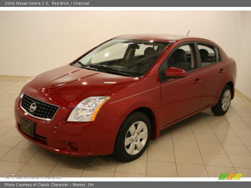 Red Brick / Charcoal 2009 Nissan Sentra 2.0