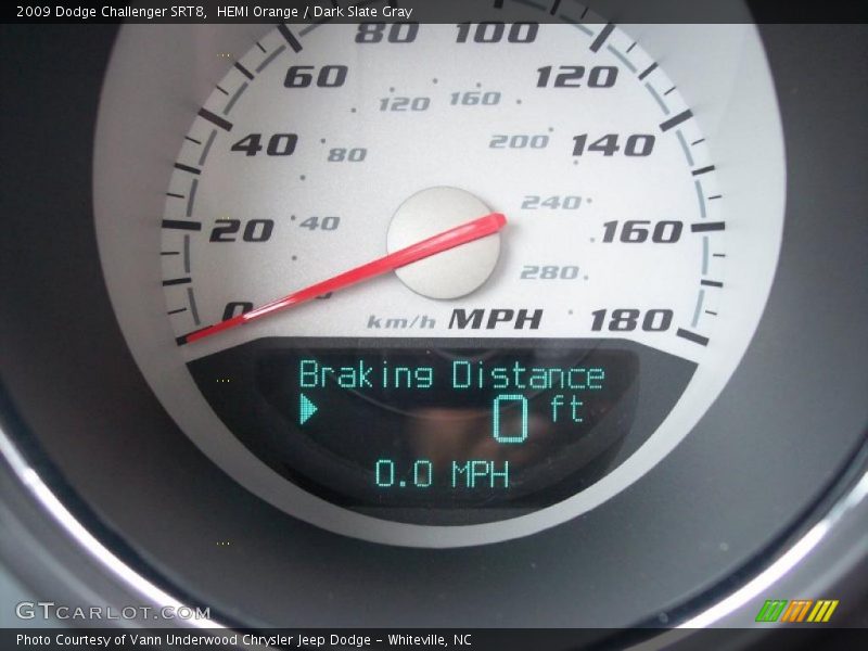HEMI Orange / Dark Slate Gray 2009 Dodge Challenger SRT8
