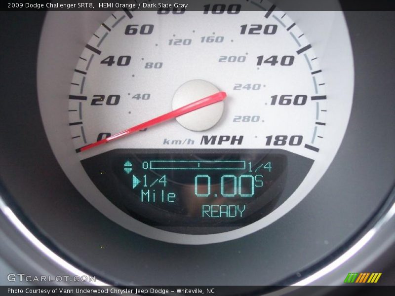 HEMI Orange / Dark Slate Gray 2009 Dodge Challenger SRT8