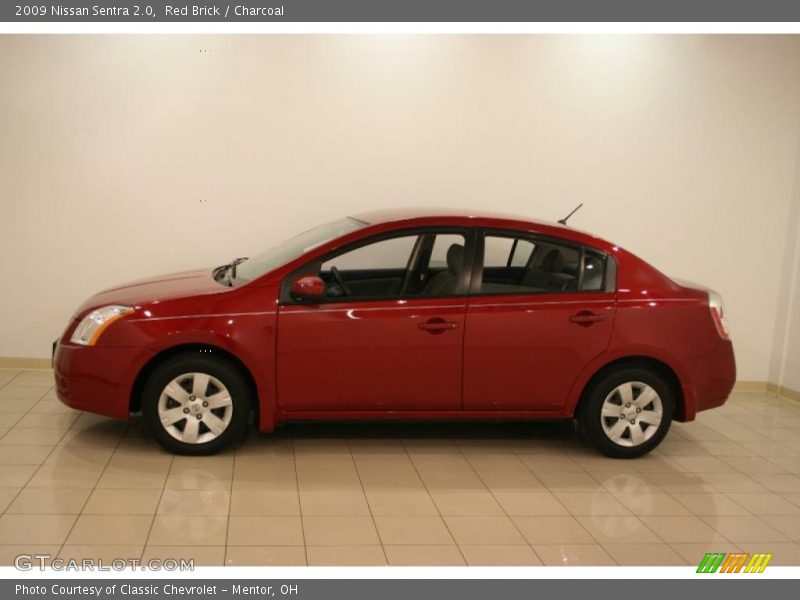 Red Brick / Charcoal 2009 Nissan Sentra 2.0