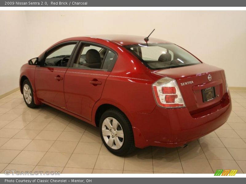 Red Brick / Charcoal 2009 Nissan Sentra 2.0