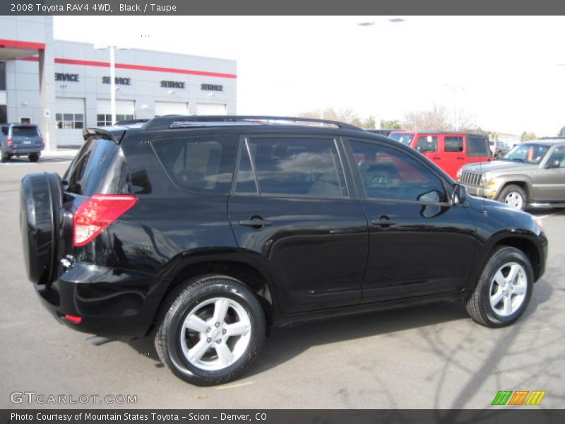 Black / Taupe 2008 Toyota RAV4 4WD