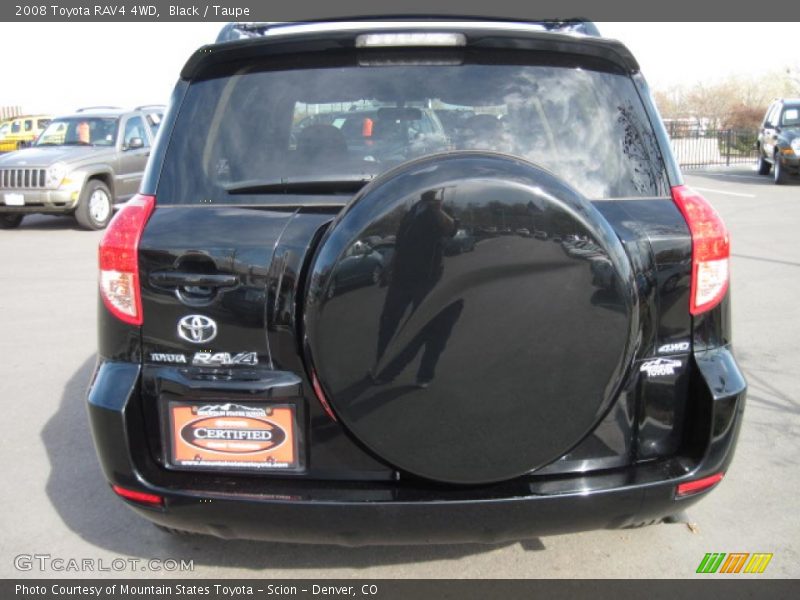 Black / Taupe 2008 Toyota RAV4 4WD