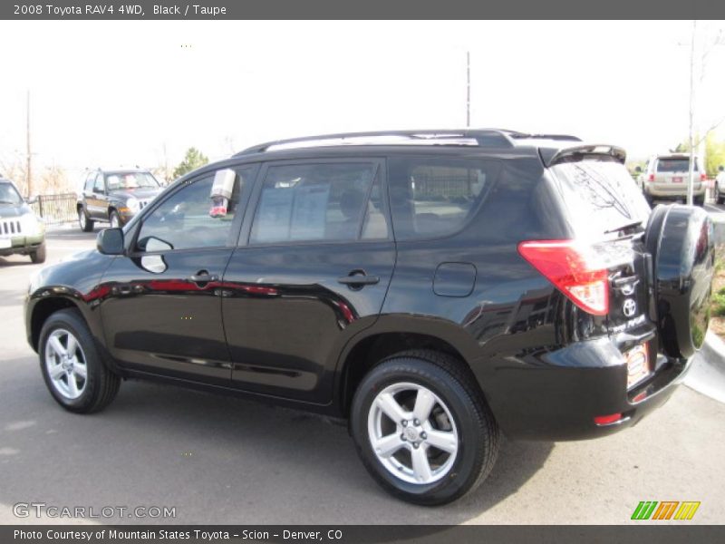 Black / Taupe 2008 Toyota RAV4 4WD