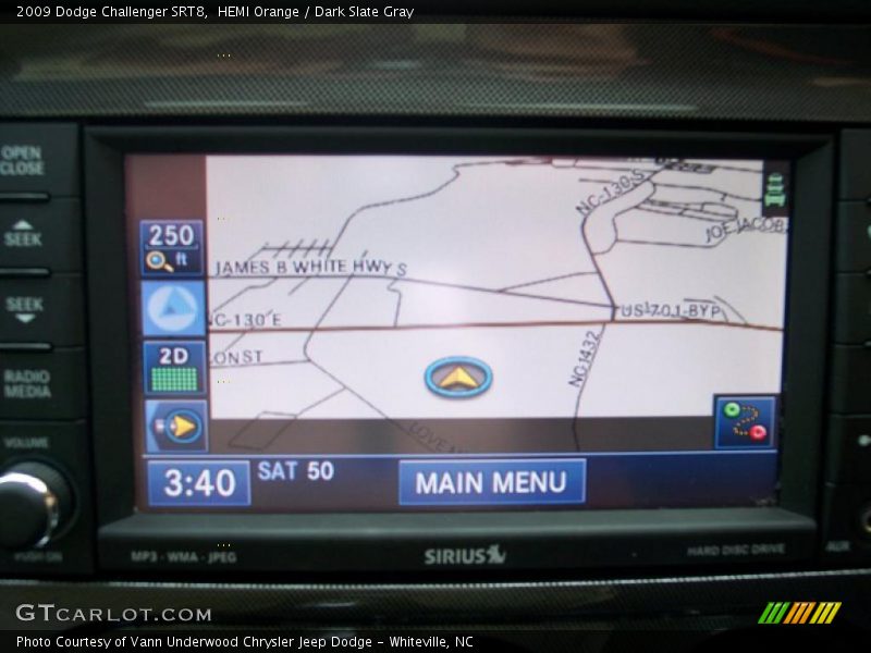 HEMI Orange / Dark Slate Gray 2009 Dodge Challenger SRT8