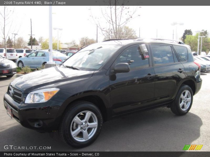 Black / Taupe 2008 Toyota RAV4 4WD