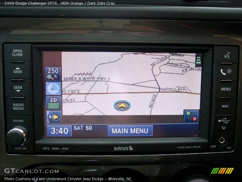 HEMI Orange / Dark Slate Gray 2009 Dodge Challenger SRT8