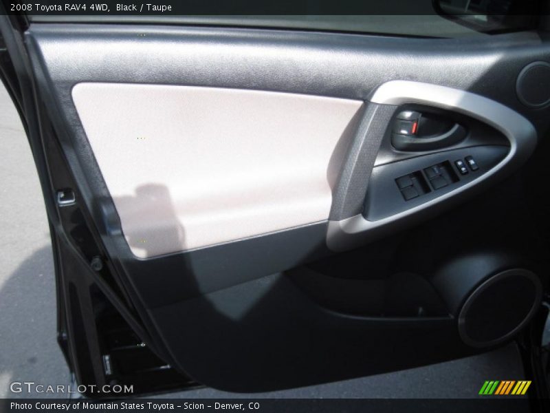 Black / Taupe 2008 Toyota RAV4 4WD