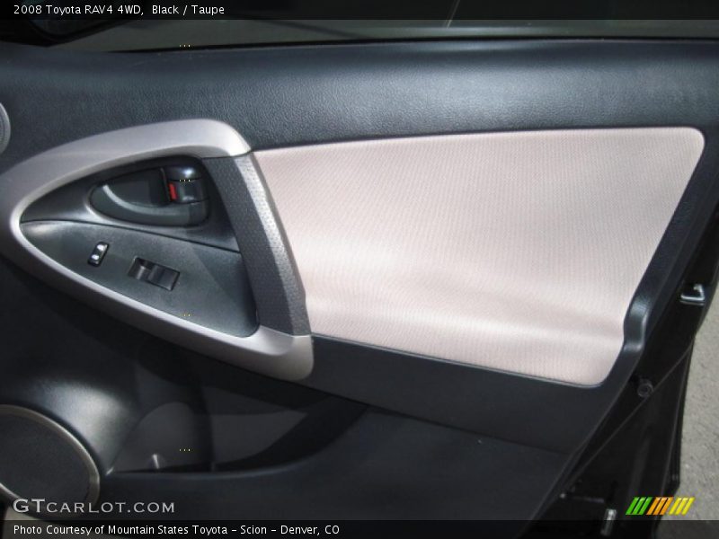Black / Taupe 2008 Toyota RAV4 4WD