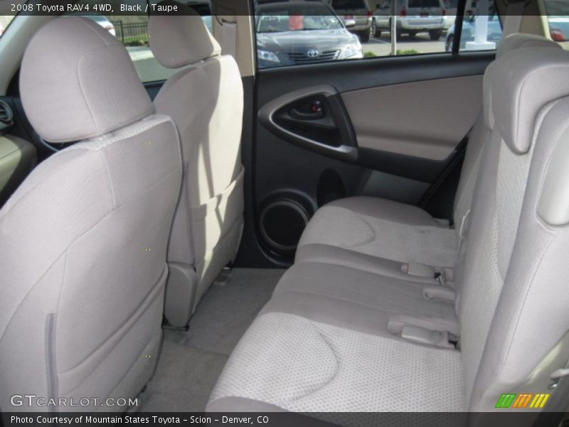Black / Taupe 2008 Toyota RAV4 4WD