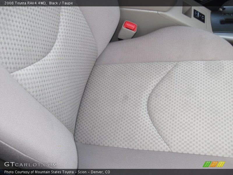 Black / Taupe 2008 Toyota RAV4 4WD