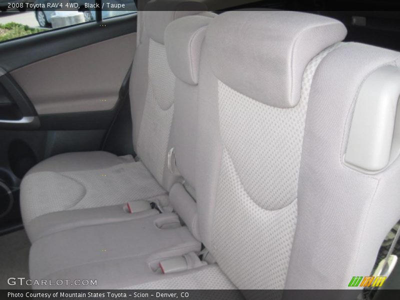 Black / Taupe 2008 Toyota RAV4 4WD