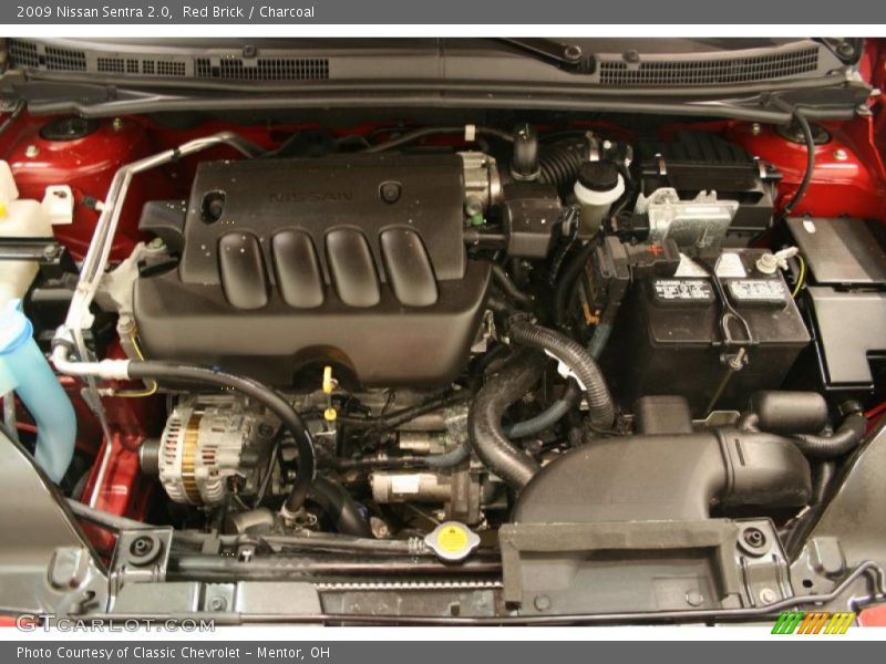 Red Brick / Charcoal 2009 Nissan Sentra 2.0